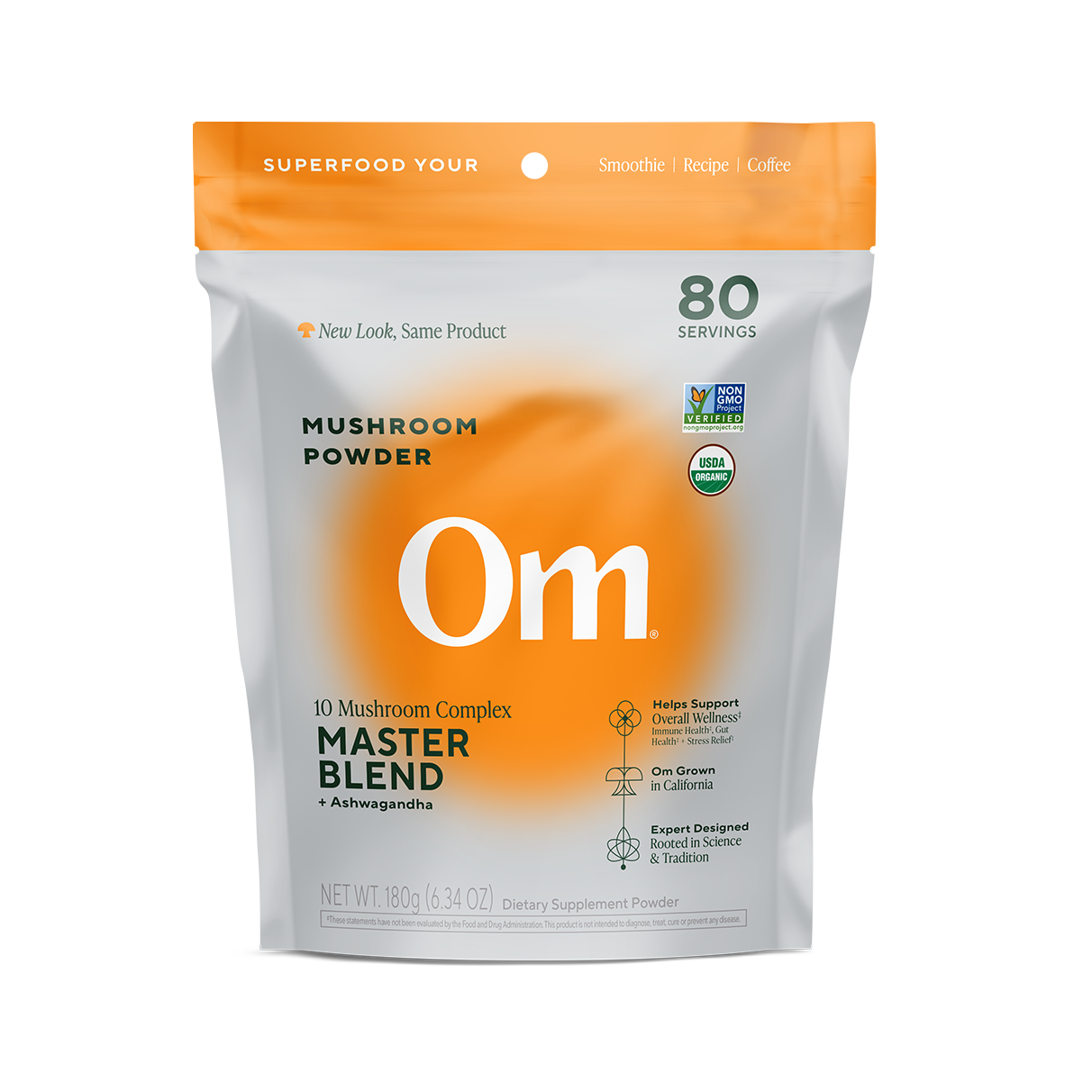 Om Master Blend Organic Mushroom Powder
